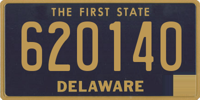 DE license plate 620140