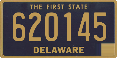 DE license plate 620145