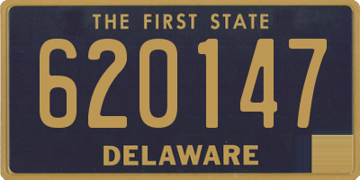 DE license plate 620147