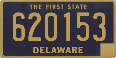 DE license plate 620153