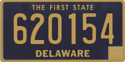 DE license plate 620154