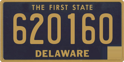 DE license plate 620160