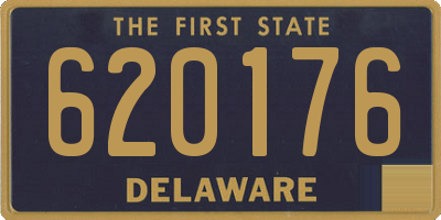 DE license plate 620176