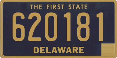 DE license plate 620181