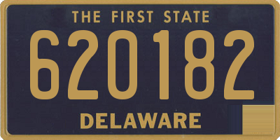 DE license plate 620182