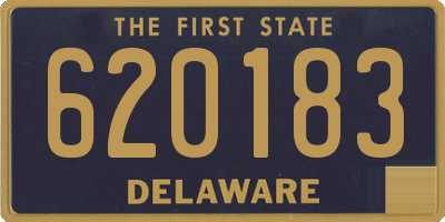 DE license plate 620183