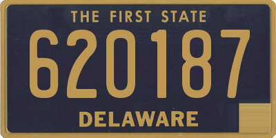 DE license plate 620187