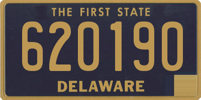 DE license plate 620190