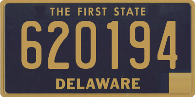 DE license plate 620194