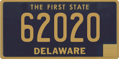 DE license plate 62020