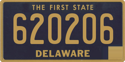 DE license plate 620206