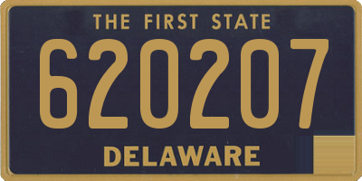 DE license plate 620207