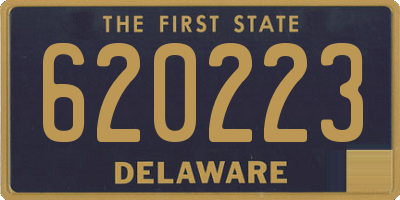 DE license plate 620223
