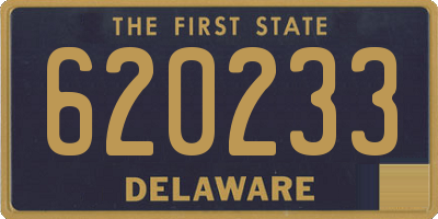 DE license plate 620233