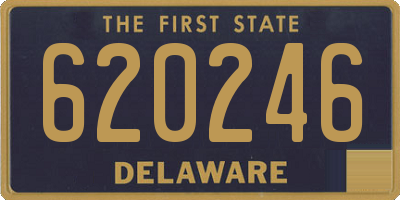 DE license plate 620246