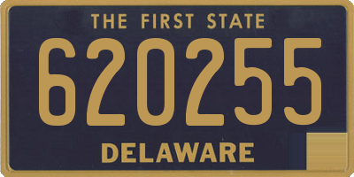 DE license plate 620255
