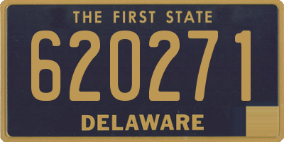 DE license plate 620271