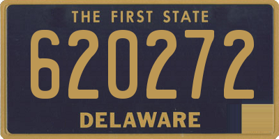 DE license plate 620272