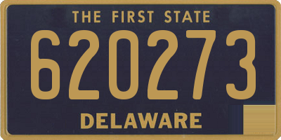 DE license plate 620273