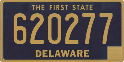 DE license plate 620277