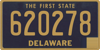 DE license plate 620278