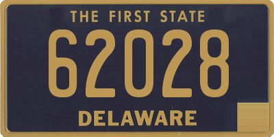 DE license plate 62028