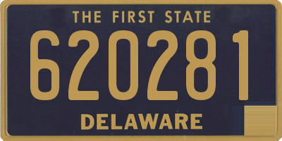 DE license plate 620281