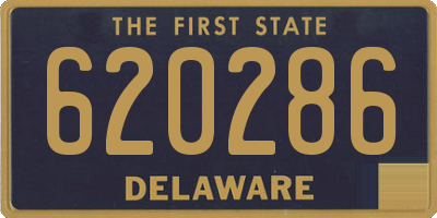 DE license plate 620286