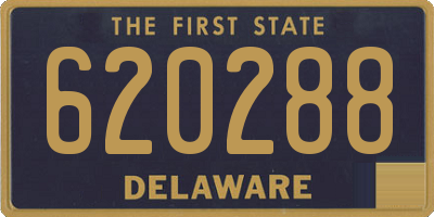 DE license plate 620288
