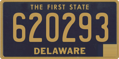DE license plate 620293
