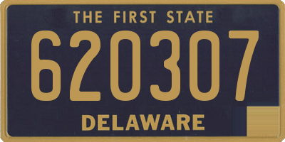 DE license plate 620307