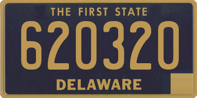 DE license plate 620320