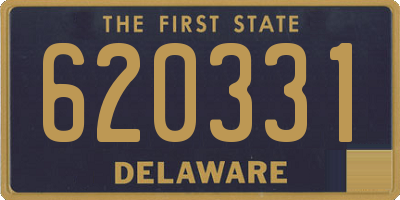 DE license plate 620331