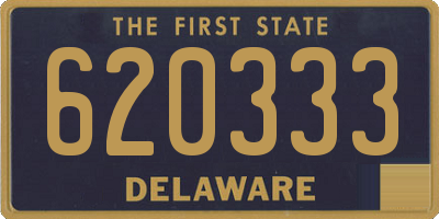 DE license plate 620333