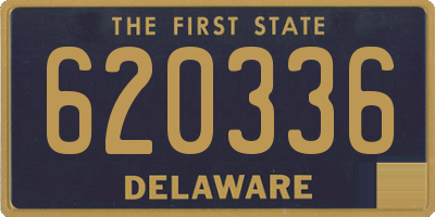 DE license plate 620336