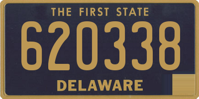 DE license plate 620338