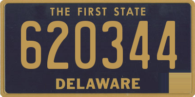 DE license plate 620344