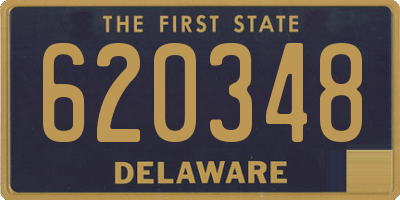DE license plate 620348