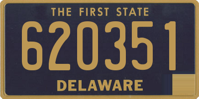 DE license plate 620351