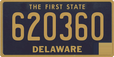 DE license plate 620360