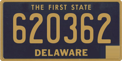 DE license plate 620362