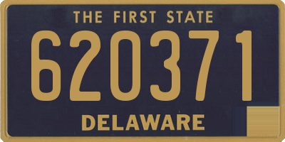 DE license plate 620371