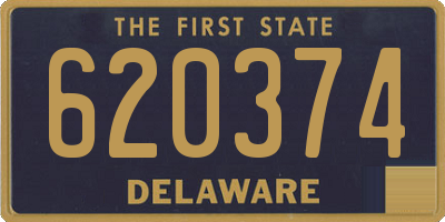 DE license plate 620374