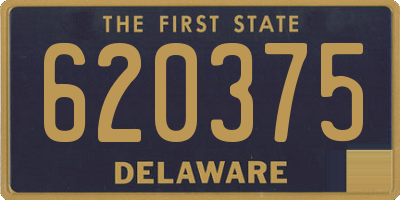 DE license plate 620375