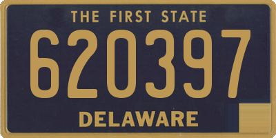 DE license plate 620397
