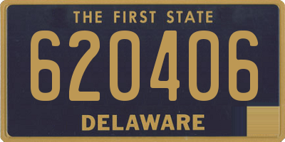 DE license plate 620406