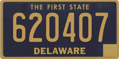DE license plate 620407