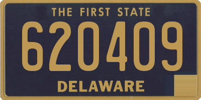 DE license plate 620409