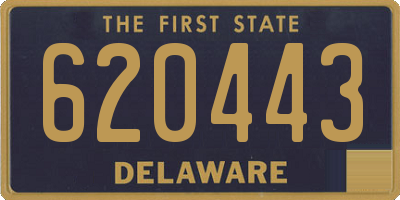 DE license plate 620443