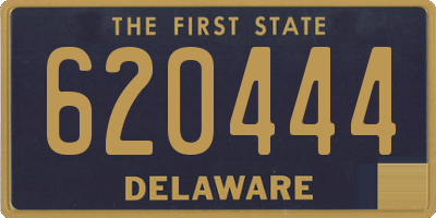 DE license plate 620444